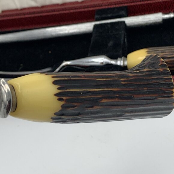 Vintage 1960s King Karver 3-Piece Meat Carving Set – Bakelite Handle – Sheffield - Picture 6 of 11